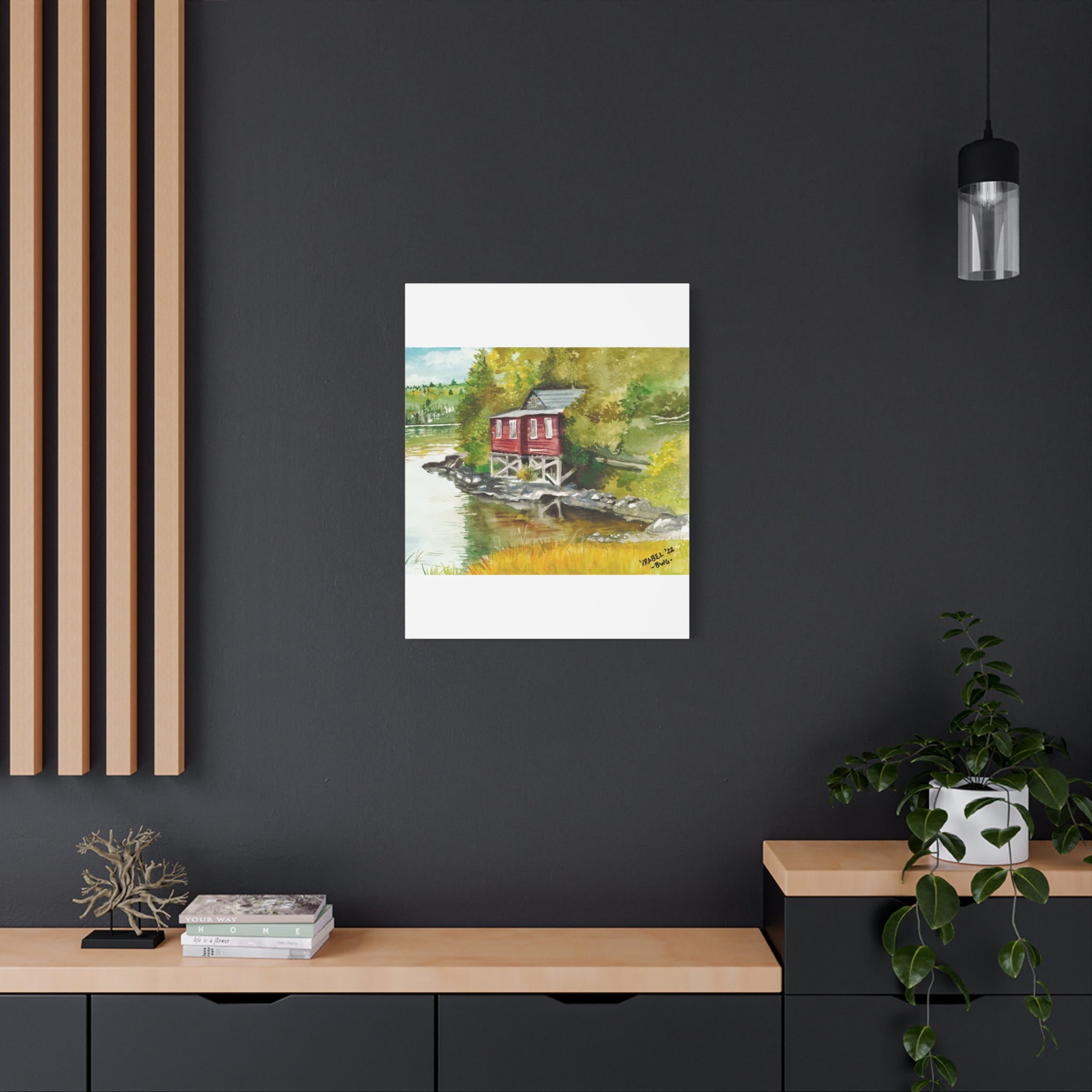 A Pause in the Journey - Canvas Fine Art Print