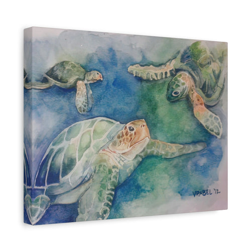 3 Honu - Canvas Fine Art Print