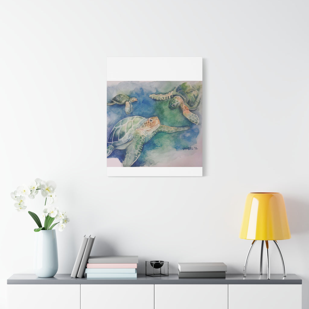 3 Honu - Canvas Fine Art Print