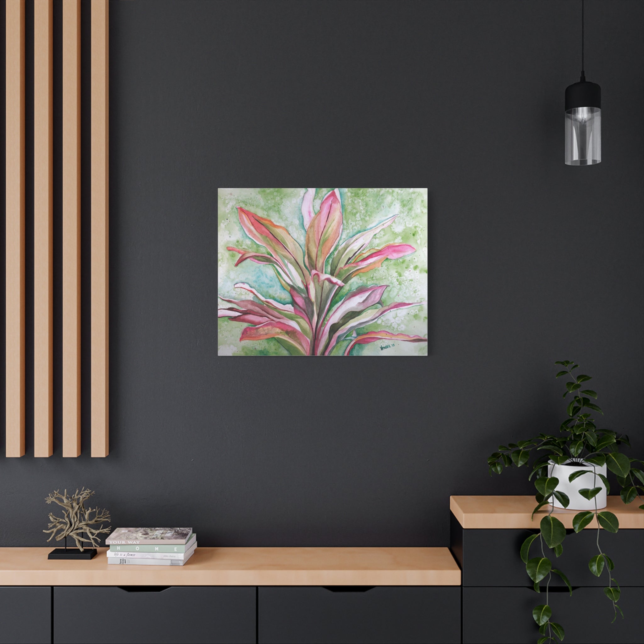 Ti Plant - Canvas Fine Art Print