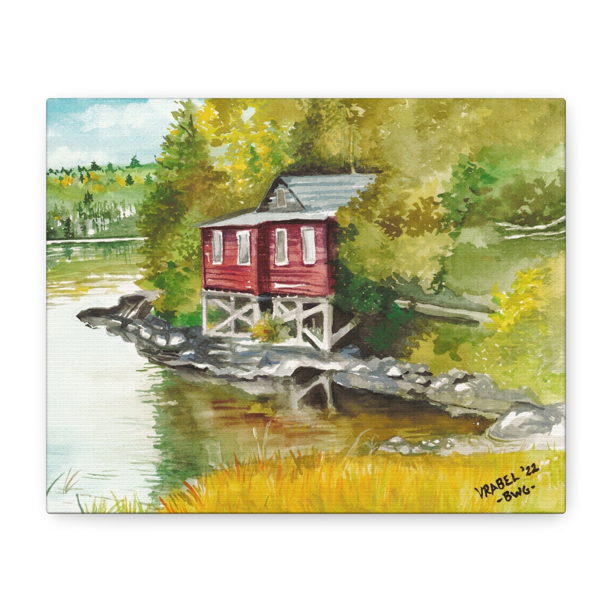A Pause in the Journey - Canvas Fine Art Print