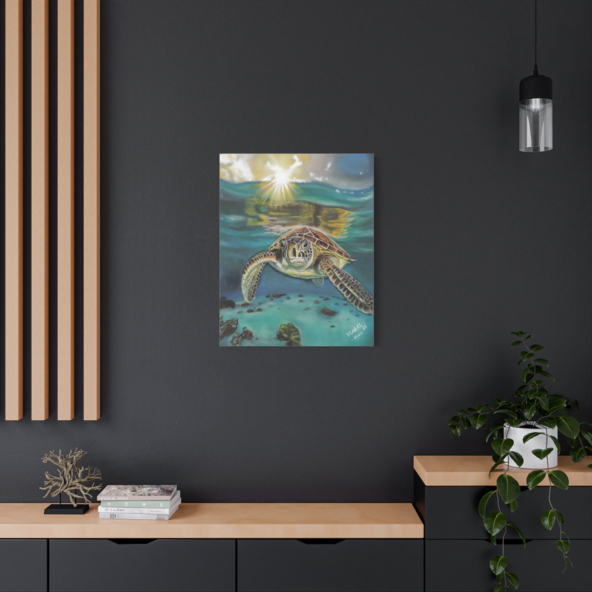 Below the Surface - Canvas Fine Art Print