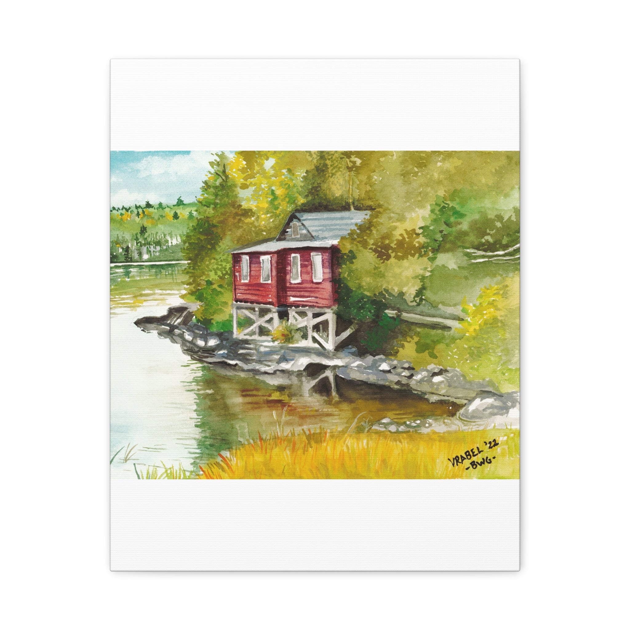 A Pause in the Journey - Canvas Fine Art Print