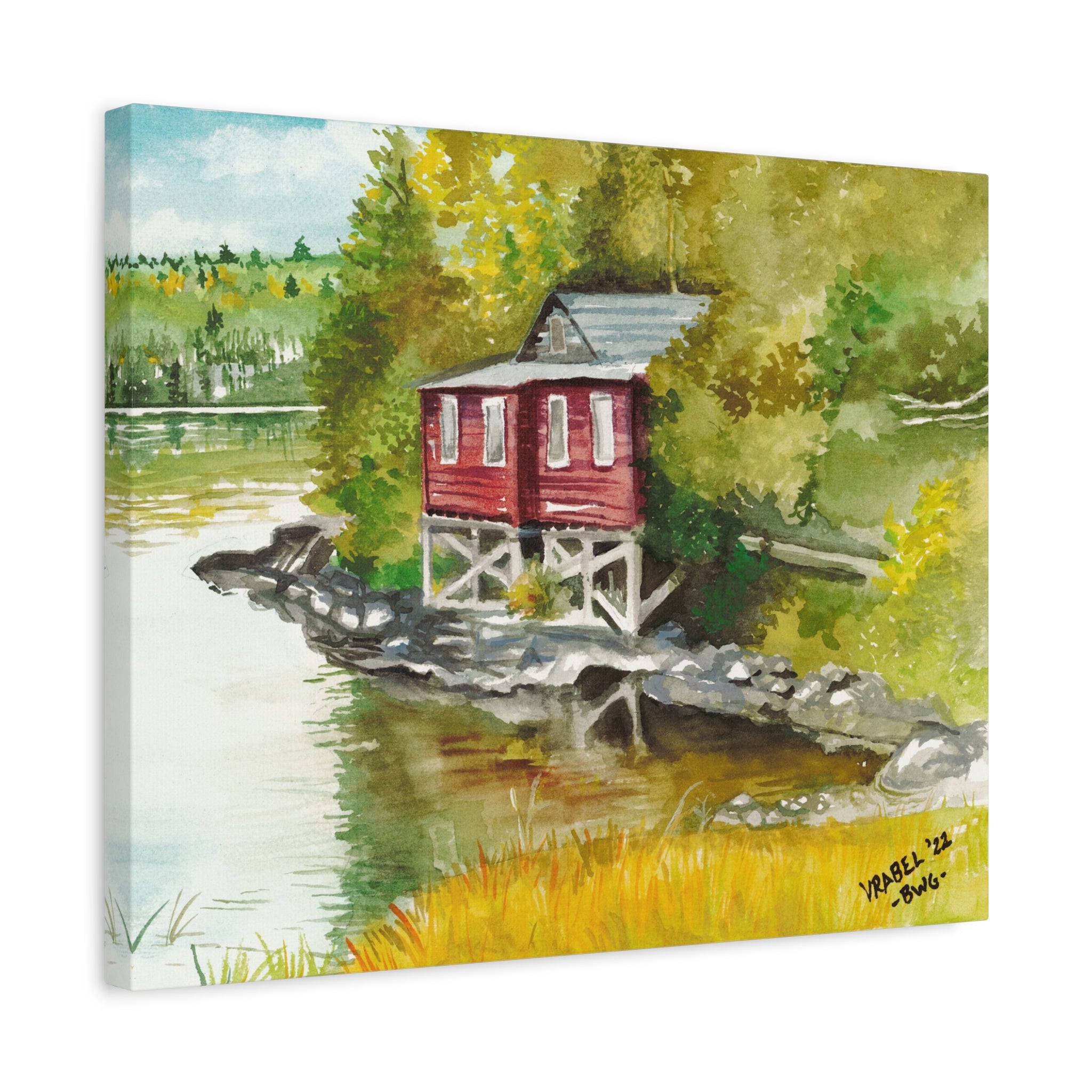A Pause in the Journey - Canvas Fine Art Print