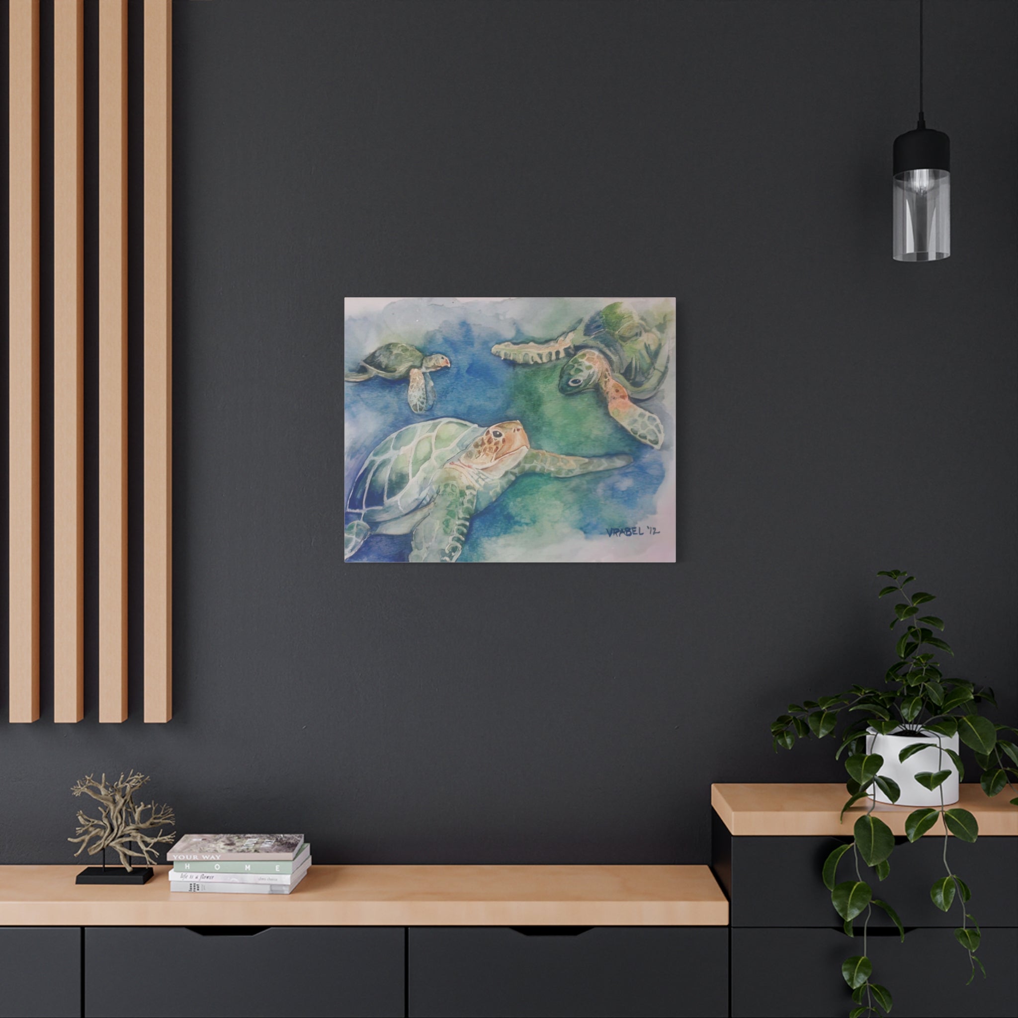 3 Honu - Canvas Fine Art Print