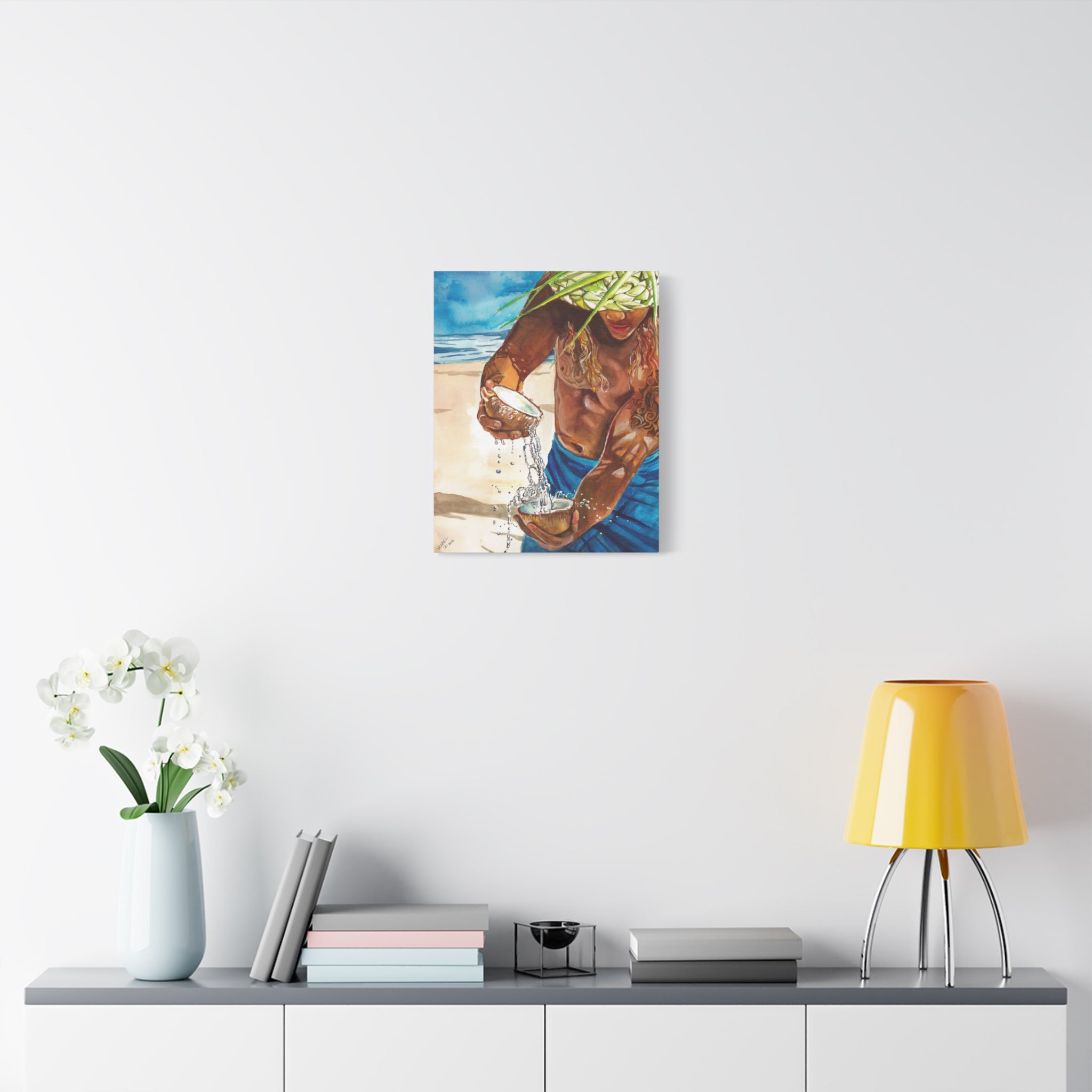 Coconut Water - Canvas Fine Art Print