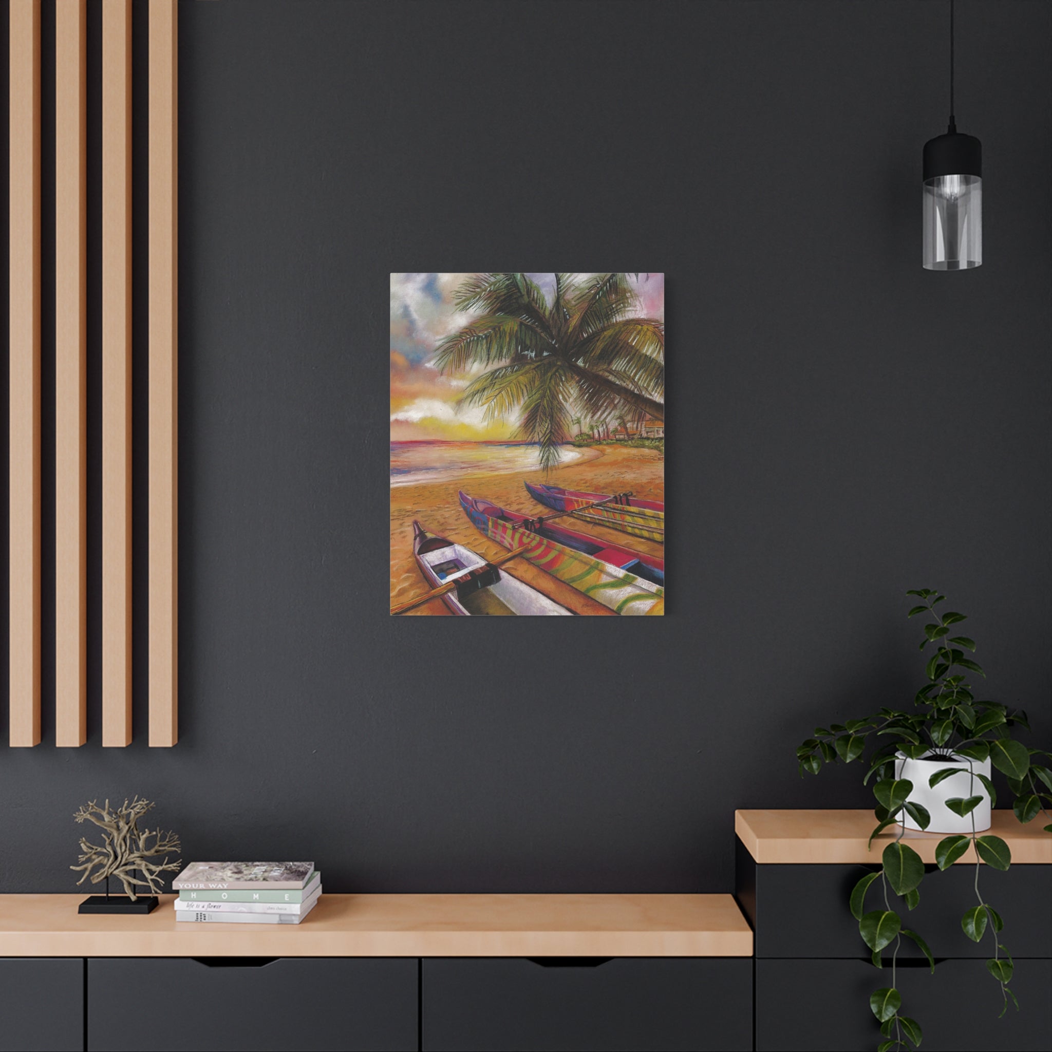Awaiting Tomorrow's Journey - Canvas Fine Art Print