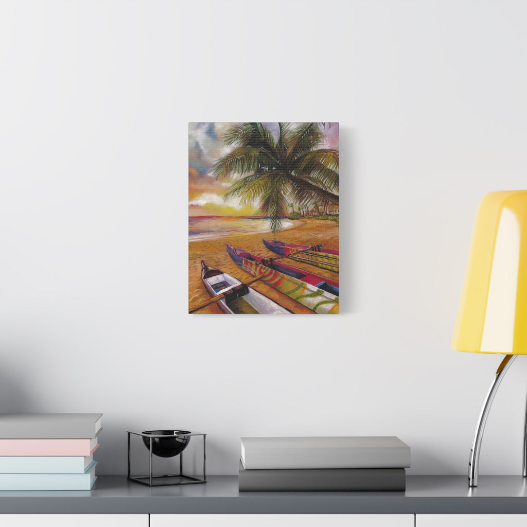 Awaiting Tomorrow's Journey - Canvas Fine Art Print