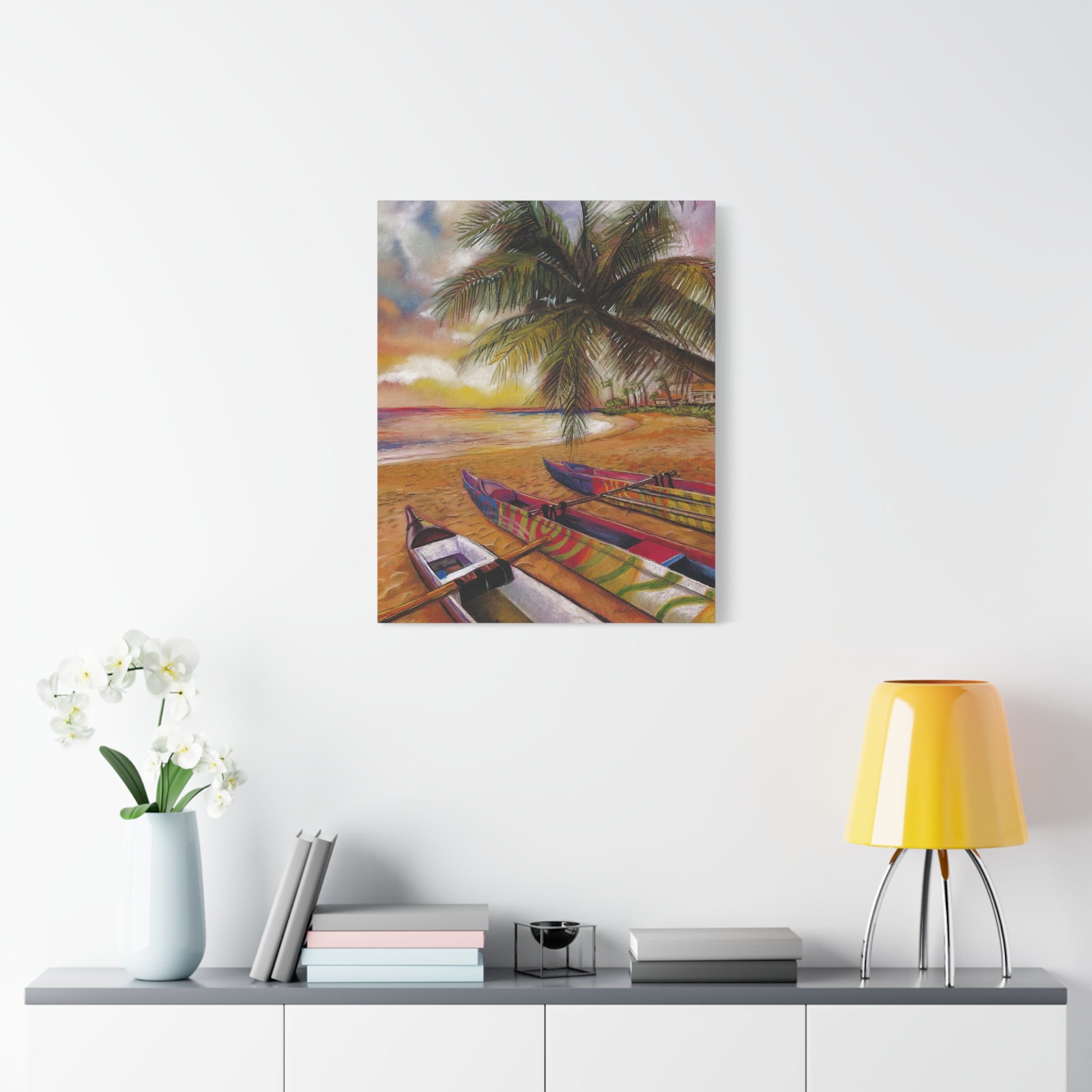 Awaiting Tomorrow's Journey - Canvas Fine Art Print