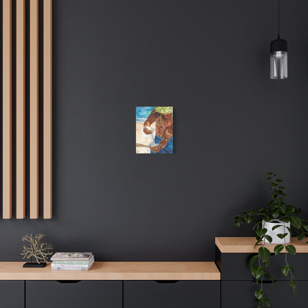 Coconut Water - Canvas Fine Art Print