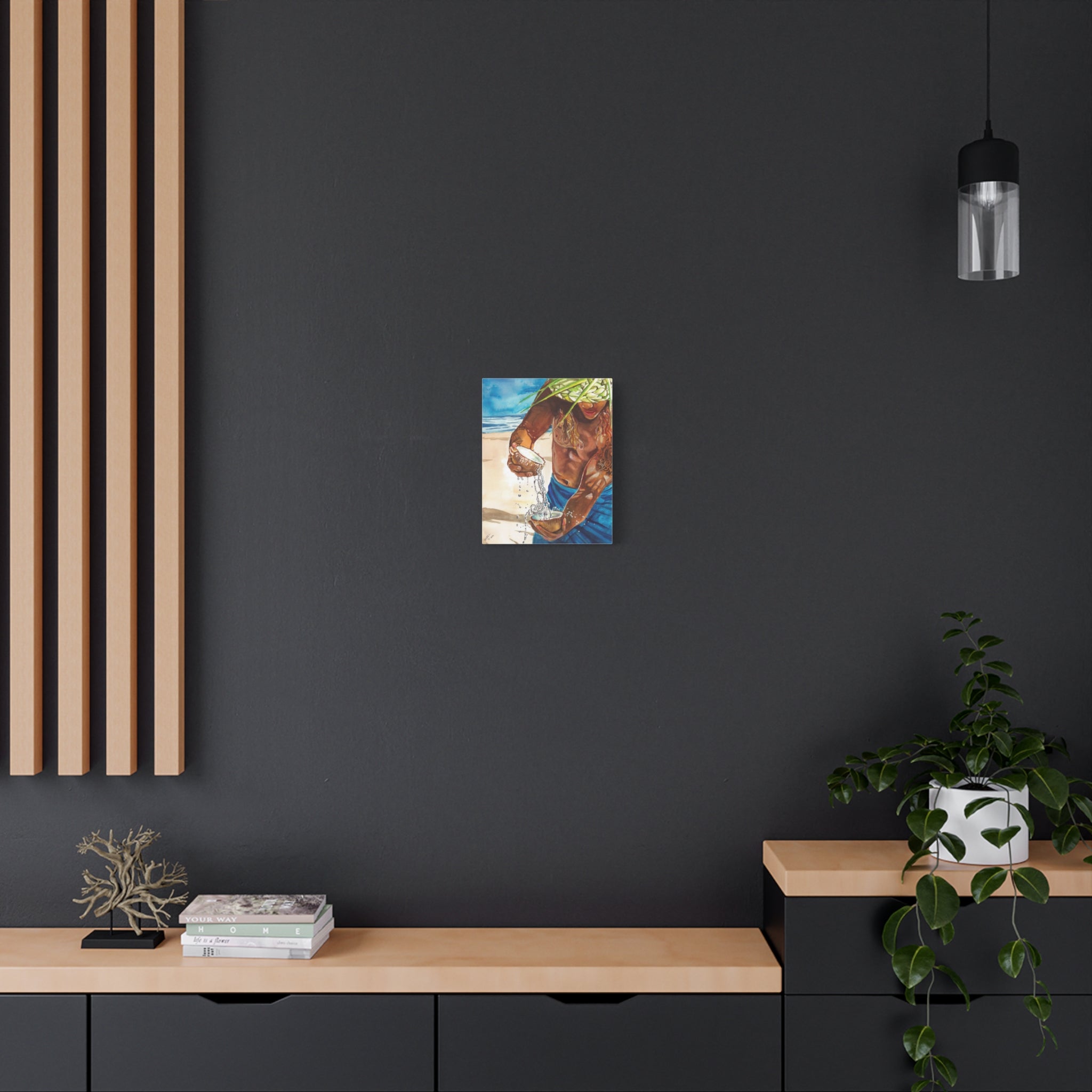 Coconut Water - Canvas Fine Art Print