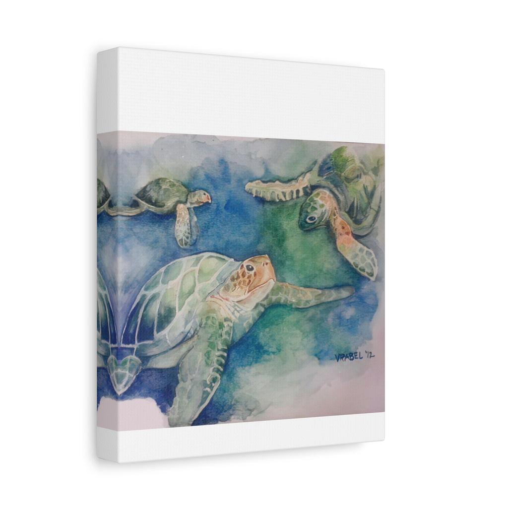3 Honu - Canvas Fine Art Print