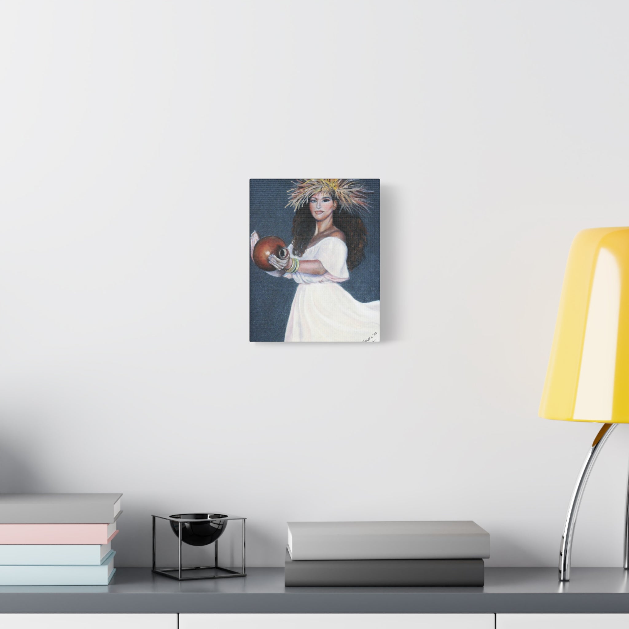 She Holds the Song - Canvas Fine Art Print