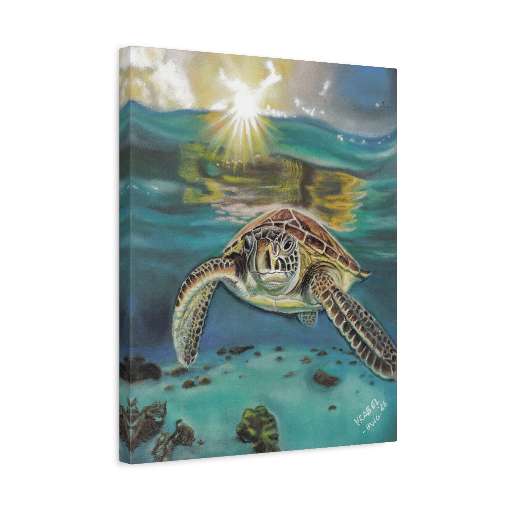 Below the Surface - Canvas Fine Art Print