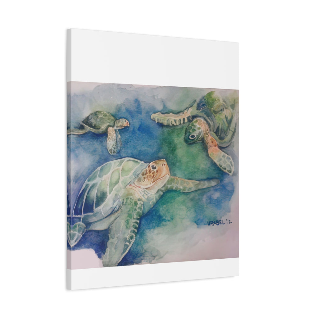 3 Honu - Canvas Fine Art Print