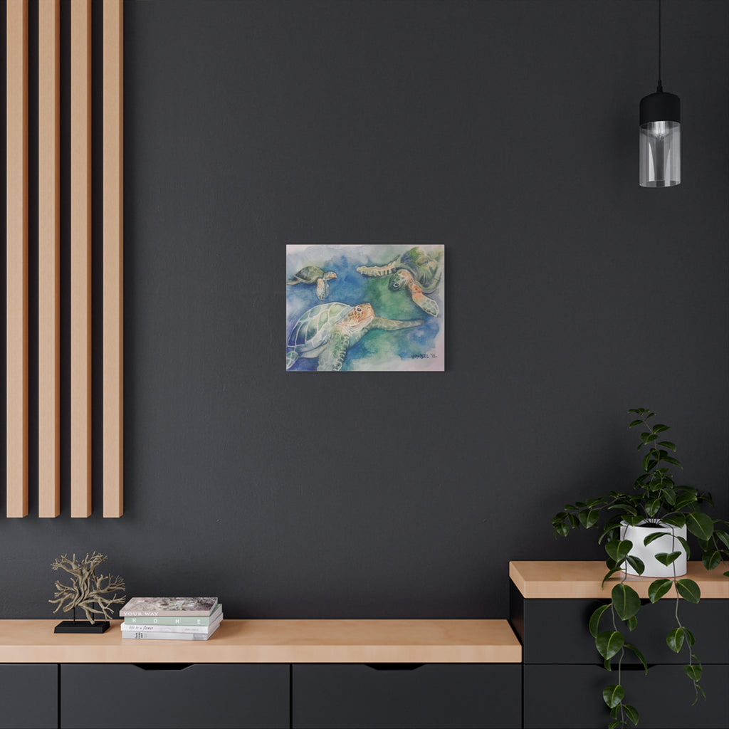 3 Honu - Canvas Fine Art Print
