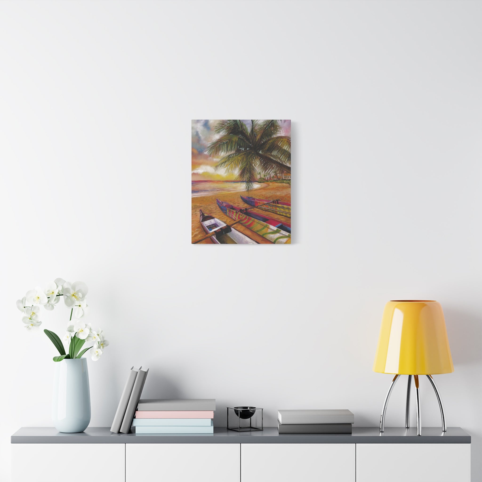 Awaiting Tomorrow's Journey - Canvas Fine Art Print