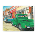 Standing on a Corner in Bisbee, Arizona - Canvas Fine Art Print