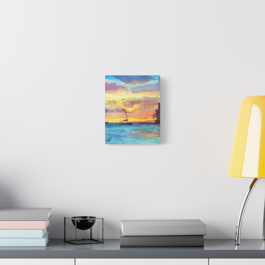 Afternoon Catamaran - Canvas Fine Art Print