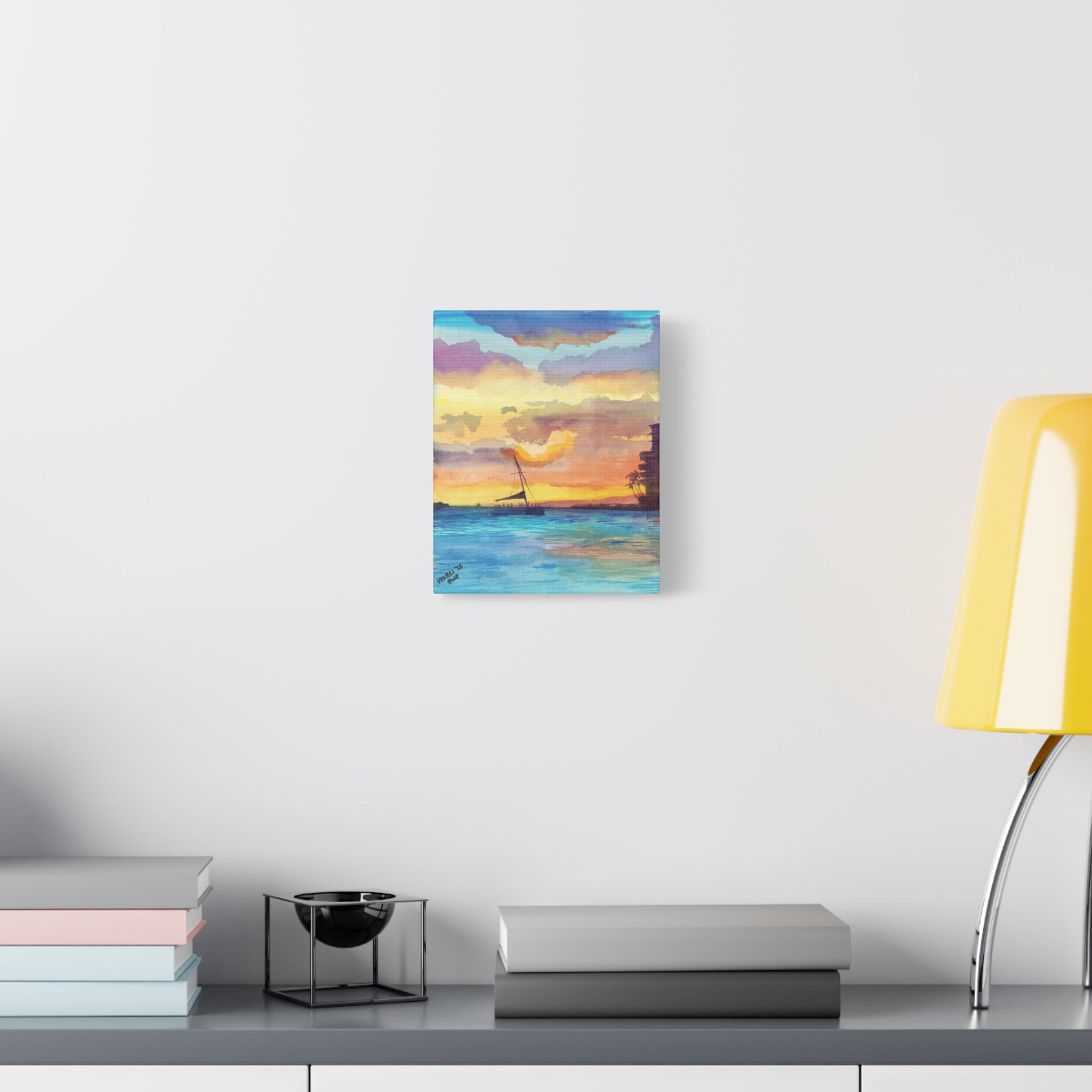 Afternoon Catamaran - Canvas Fine Art Print
