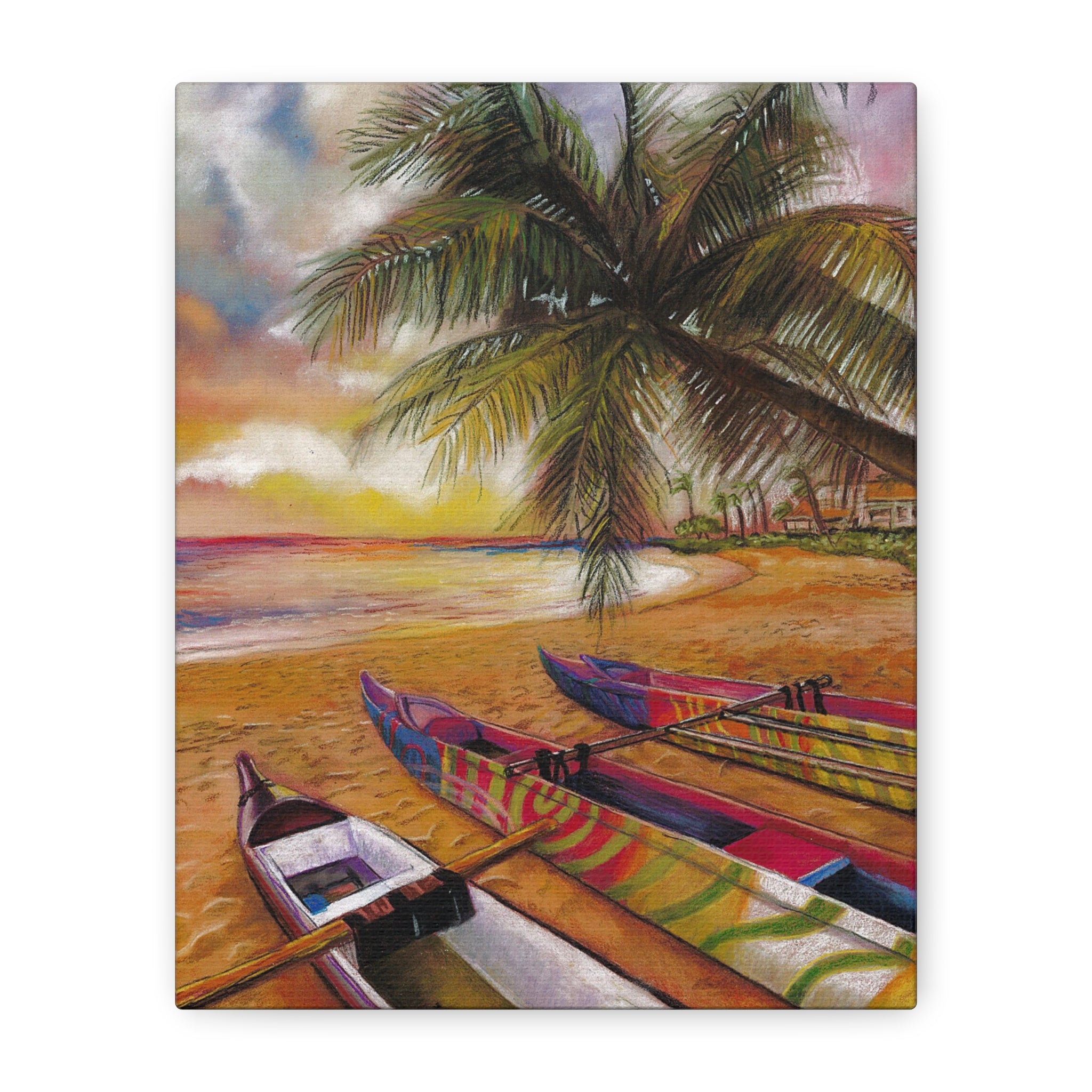 Awaiting Tomorrow's Journey - Canvas Fine Art Print