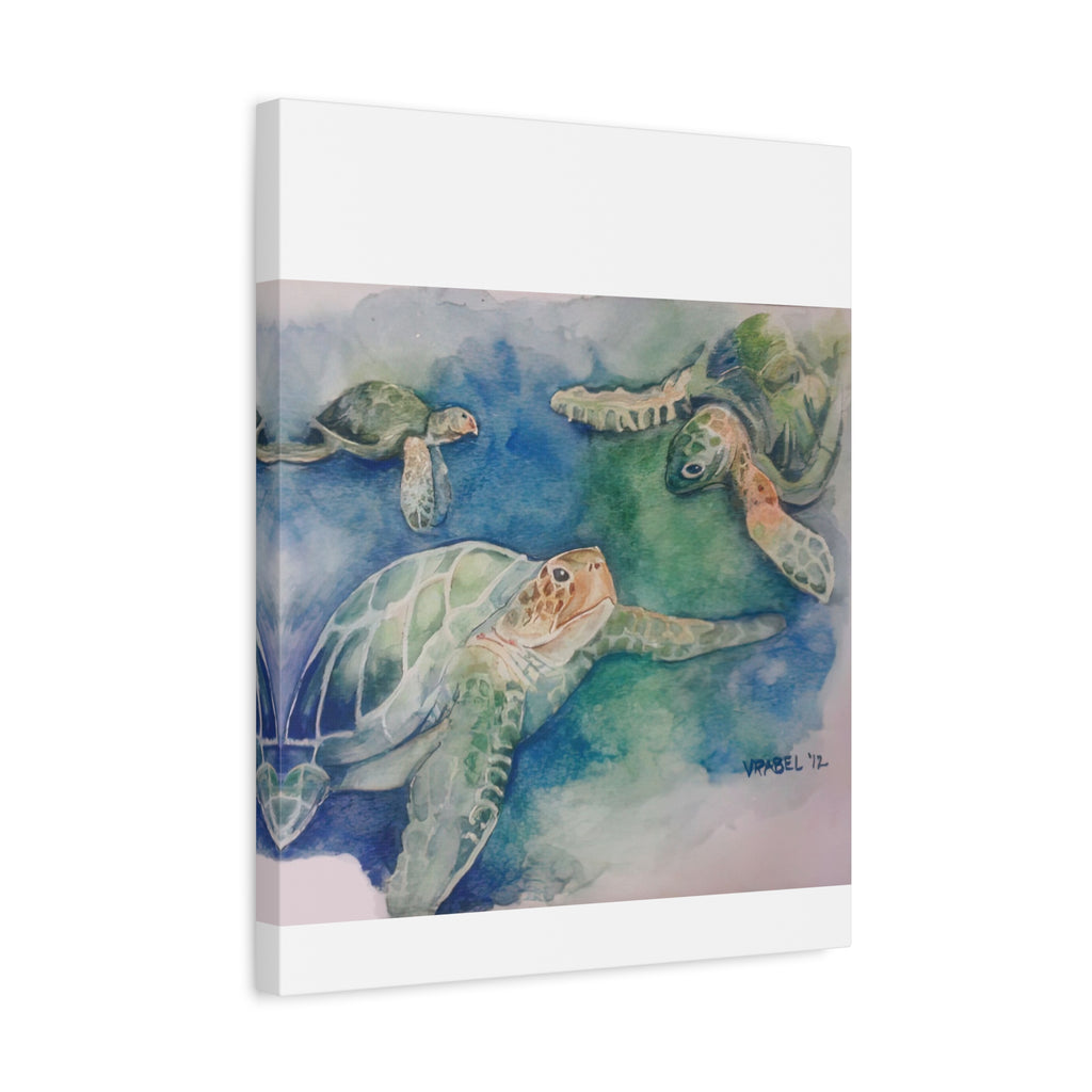 3 Honu - Canvas Fine Art Print