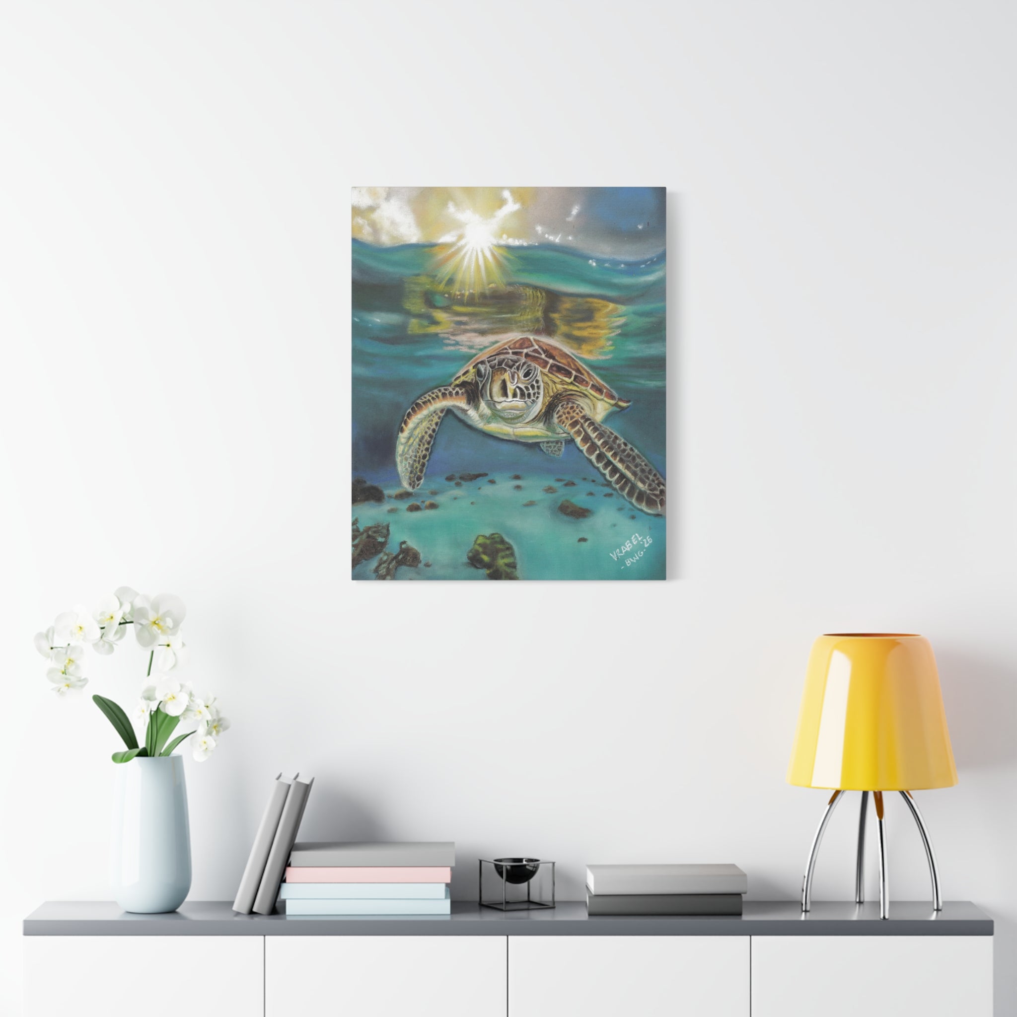 Below the Surface - Canvas Fine Art Print