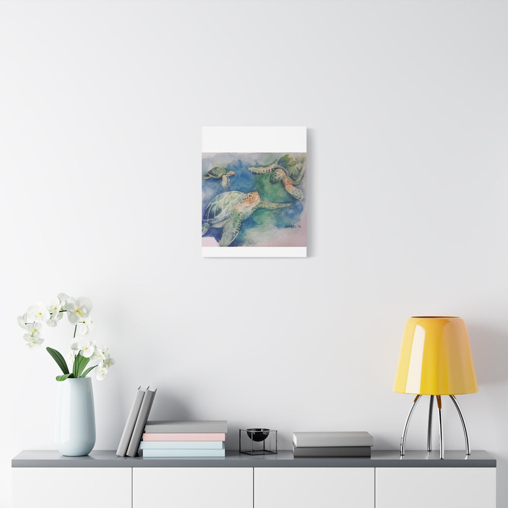 3 Honu - Canvas Fine Art Print