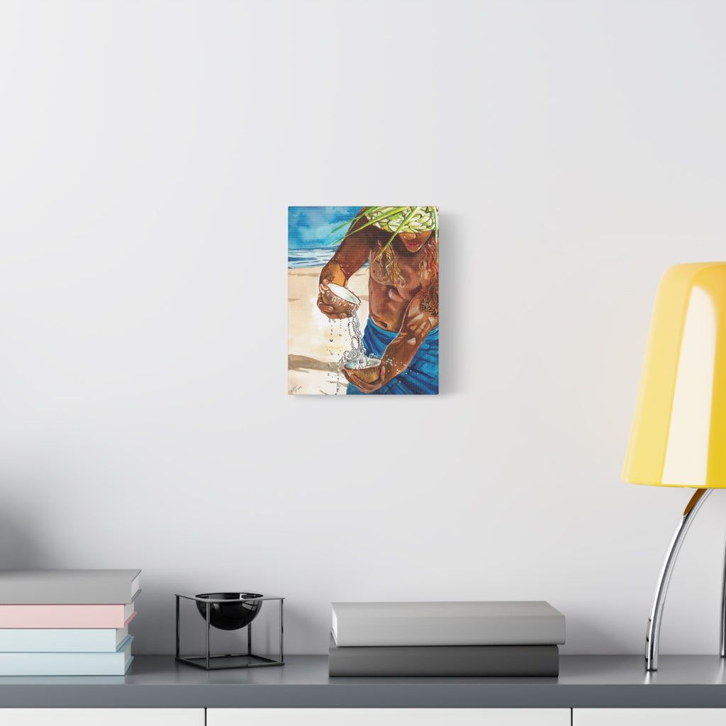 Coconut Water - Canvas Fine Art Print