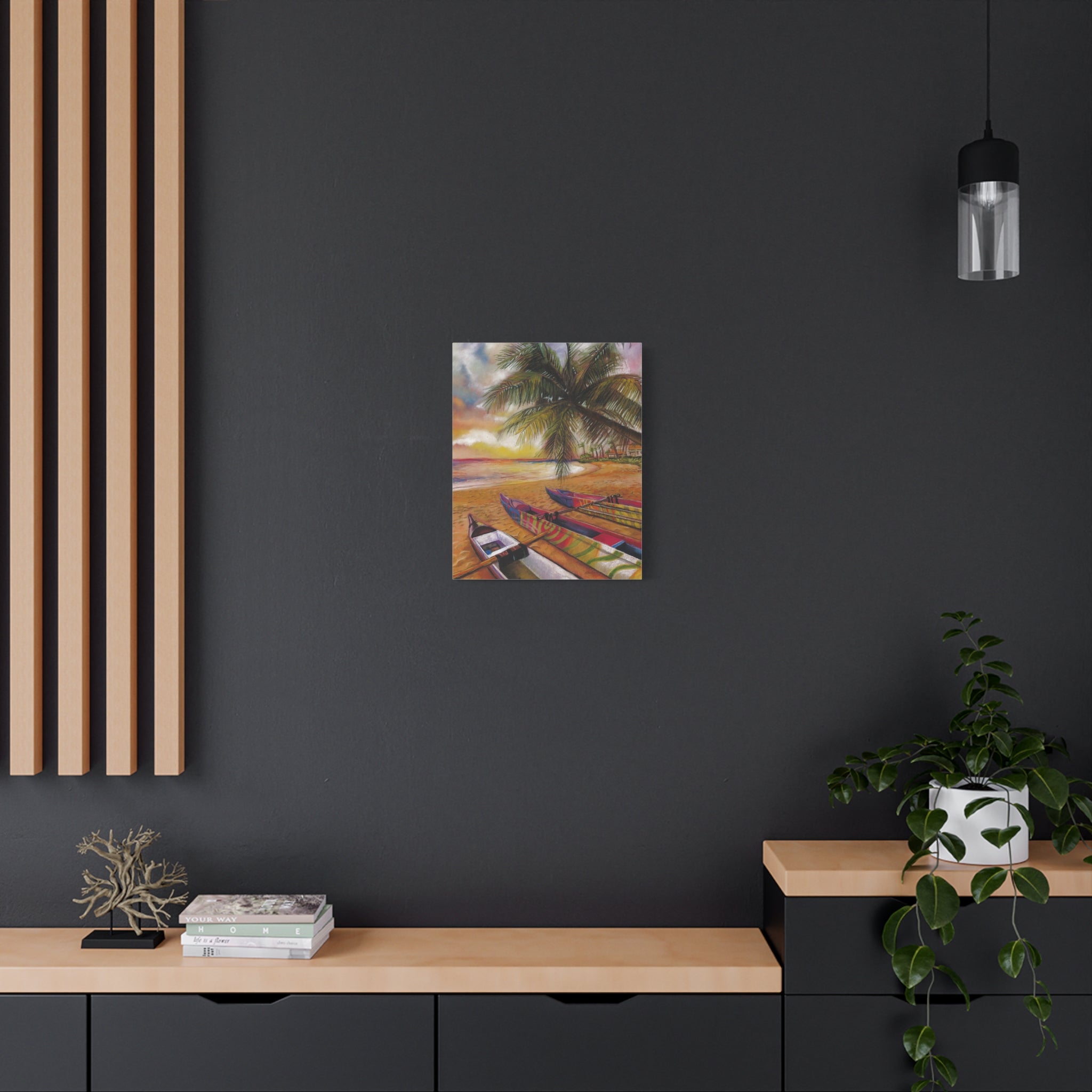 Awaiting Tomorrow's Journey - Canvas Fine Art Print
