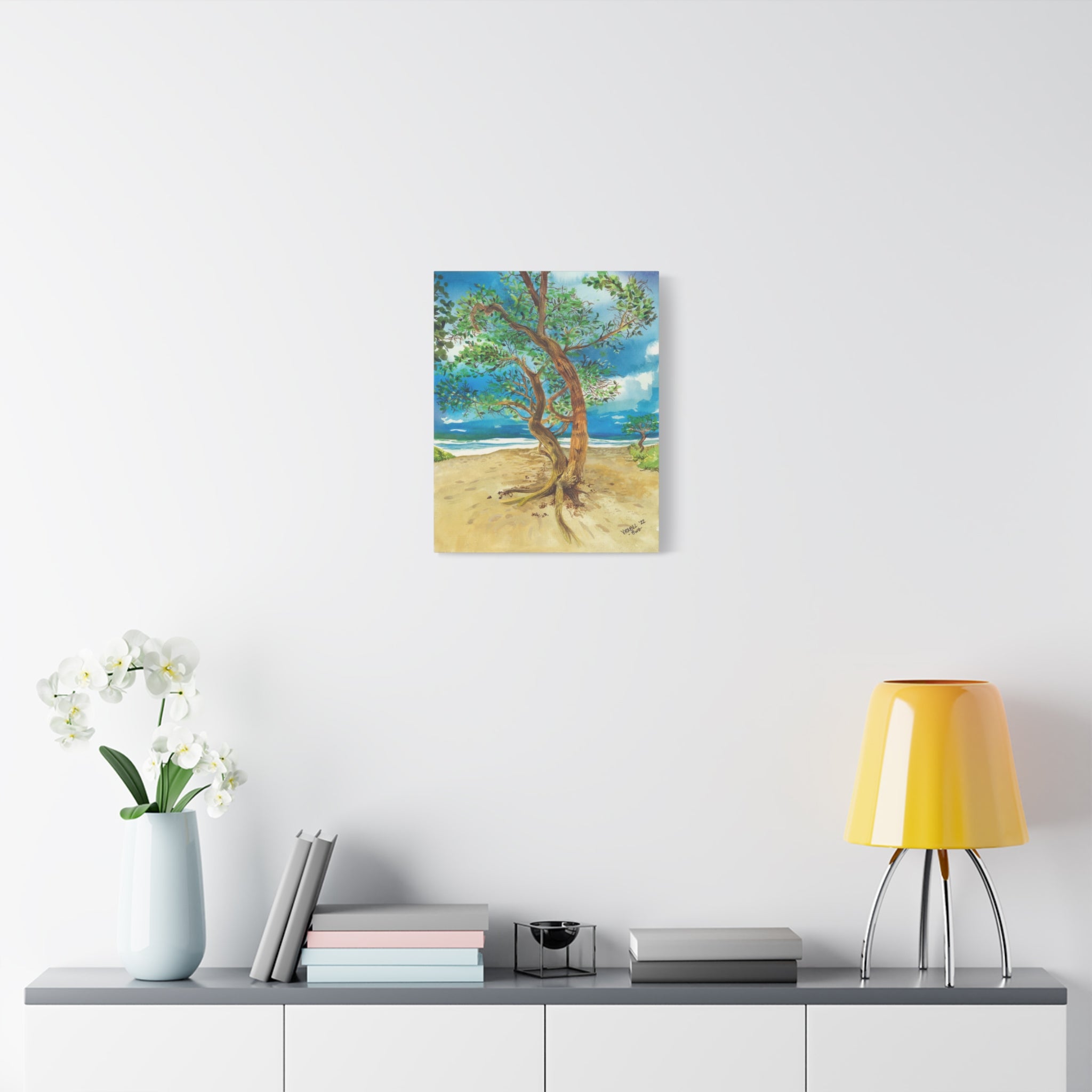 Beach Tree - Canvas Fine Art Print