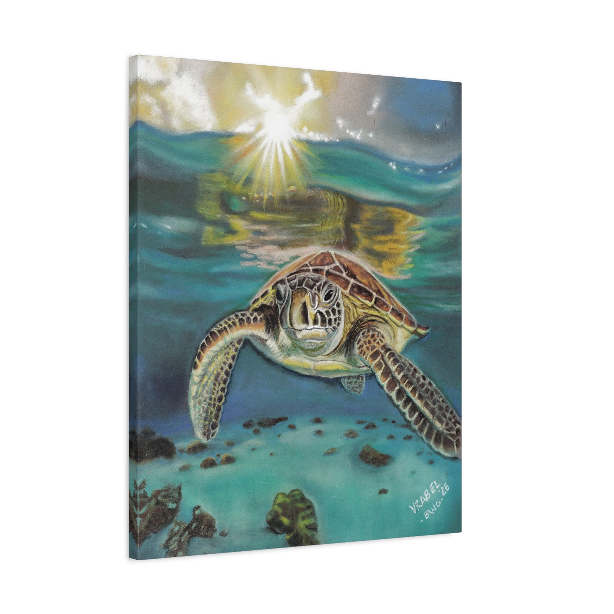 Below the Surface - Canvas Fine Art Print