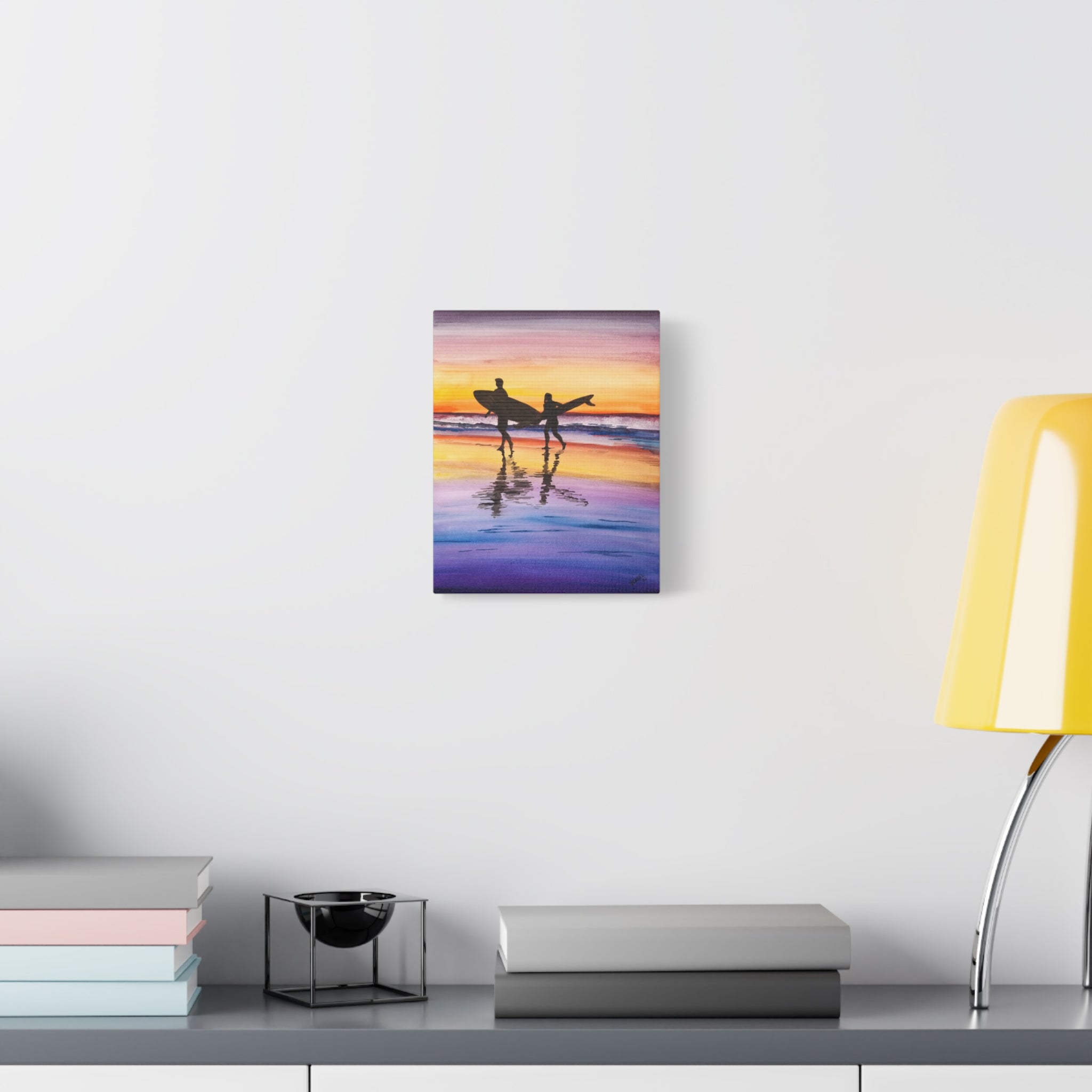 Surfboard Beach - Canvas Fine Art Print