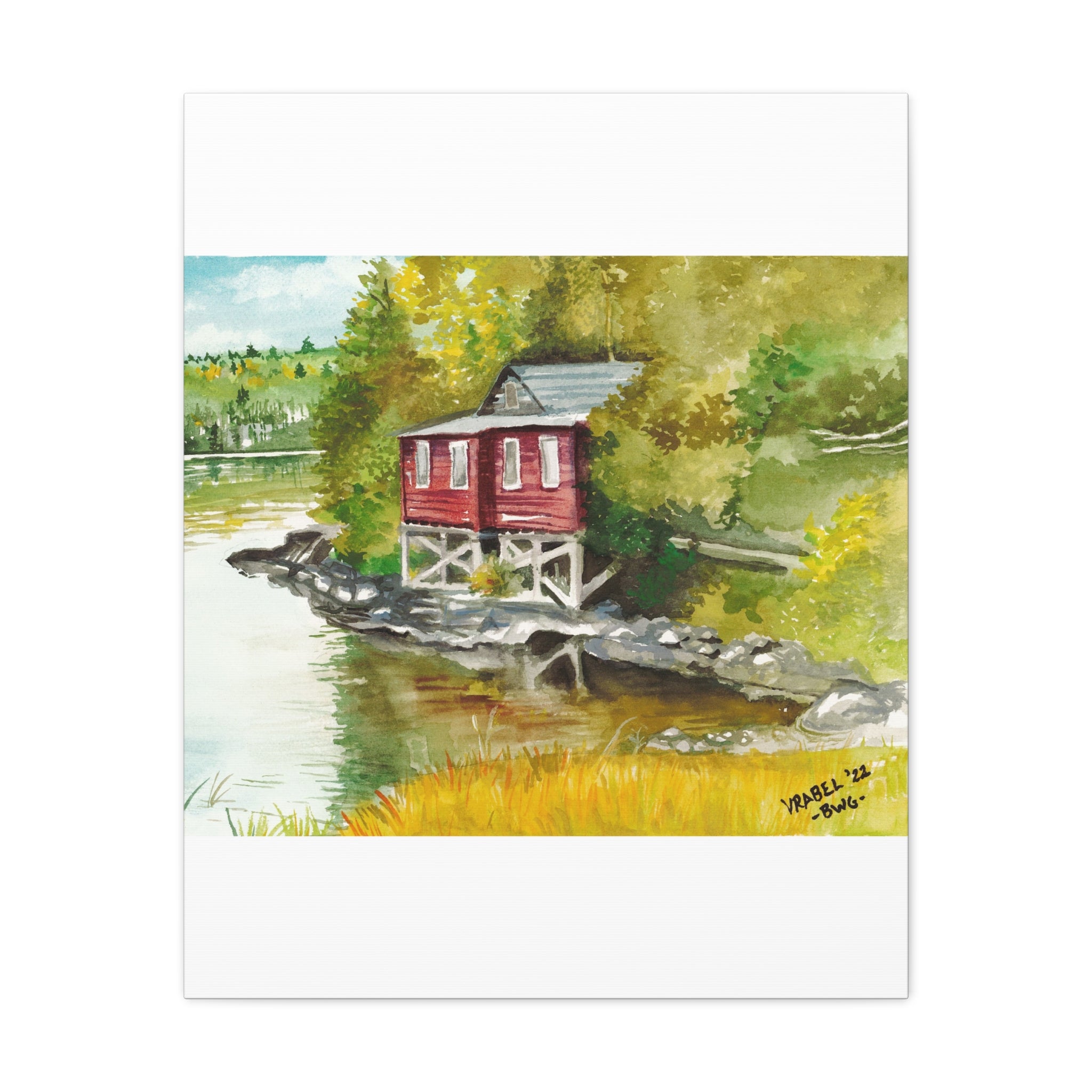 A Pause in the Journey - Canvas Fine Art Print