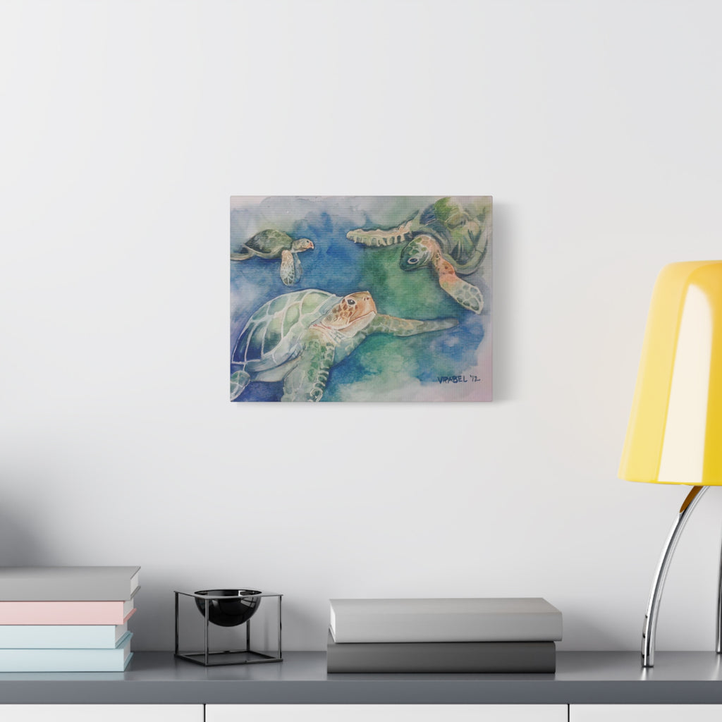 3 Honu - Canvas Fine Art Print