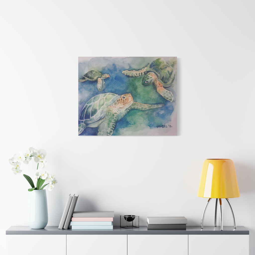 3 Honu - Canvas Fine Art Print