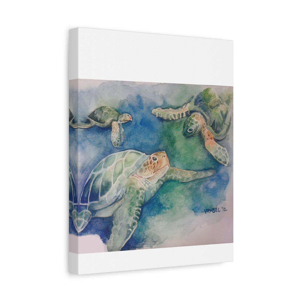 3 Honu - Canvas Fine Art Print