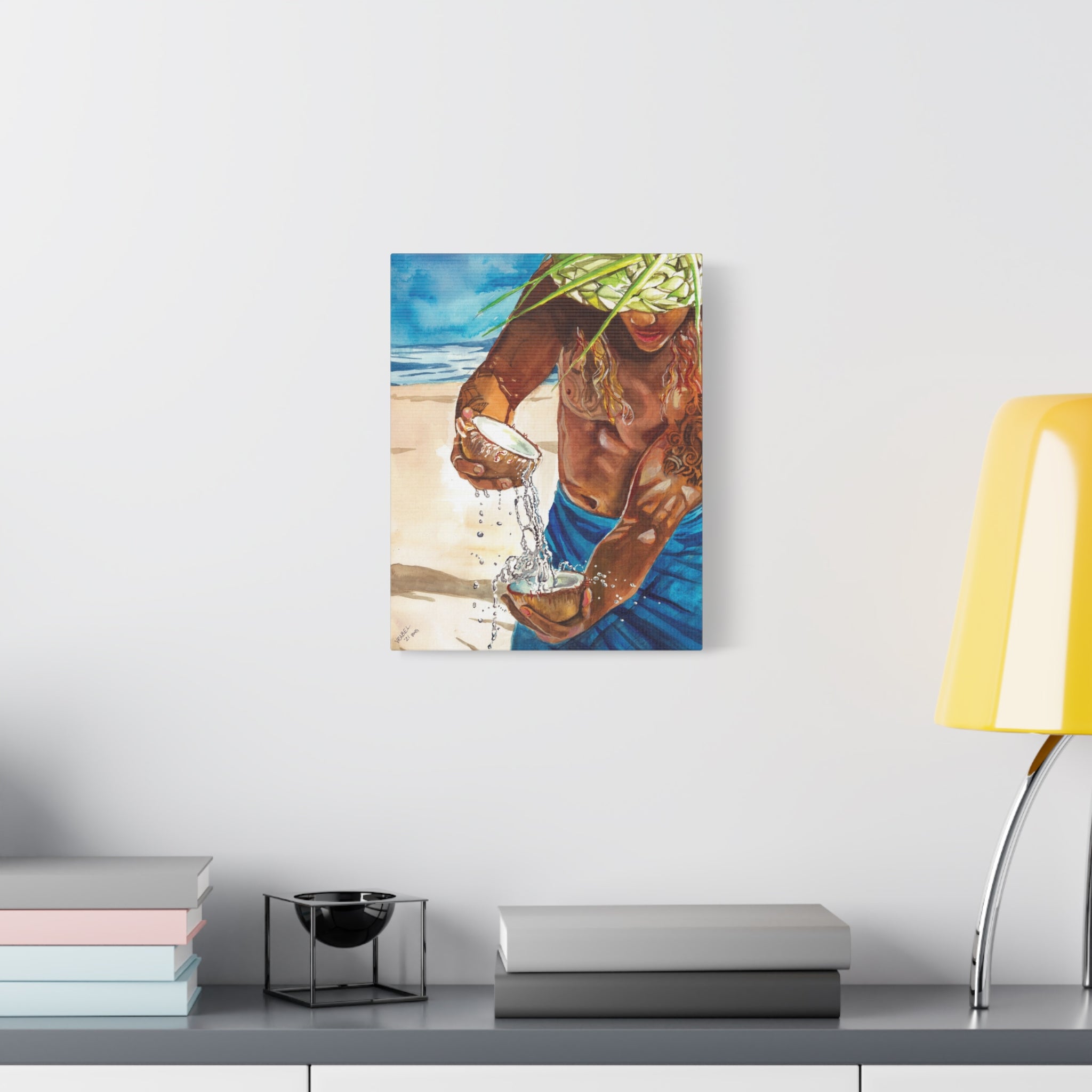 Coconut Water - Canvas Fine Art Print