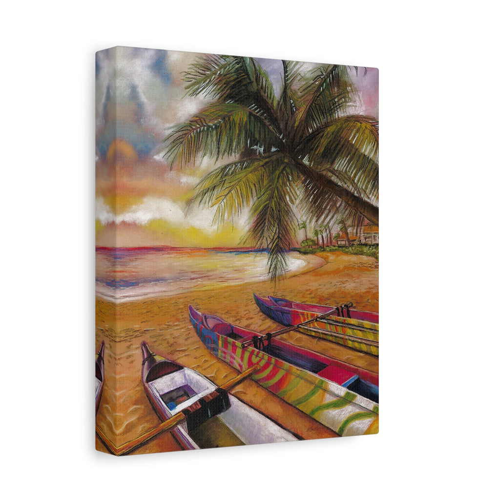 Awaiting Tomorrow's Journey - Canvas Fine Art Print