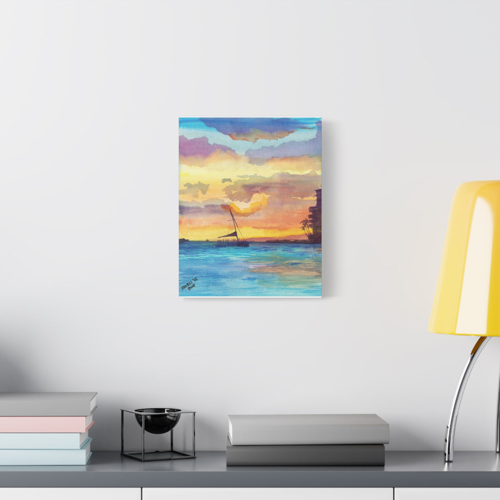 Afternoon Catamaran - Canvas Fine Art Print