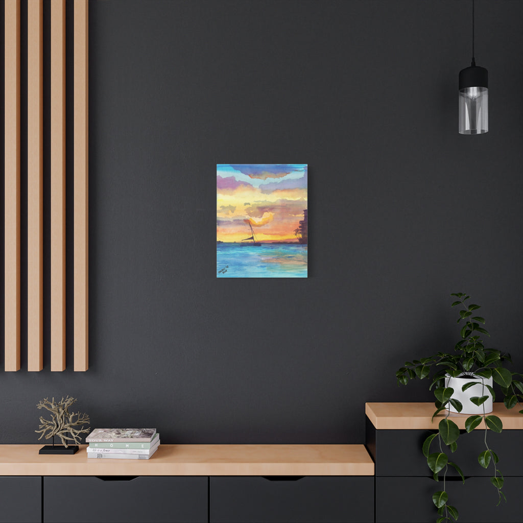 Afternoon Catamaran - Canvas Fine Art Print
