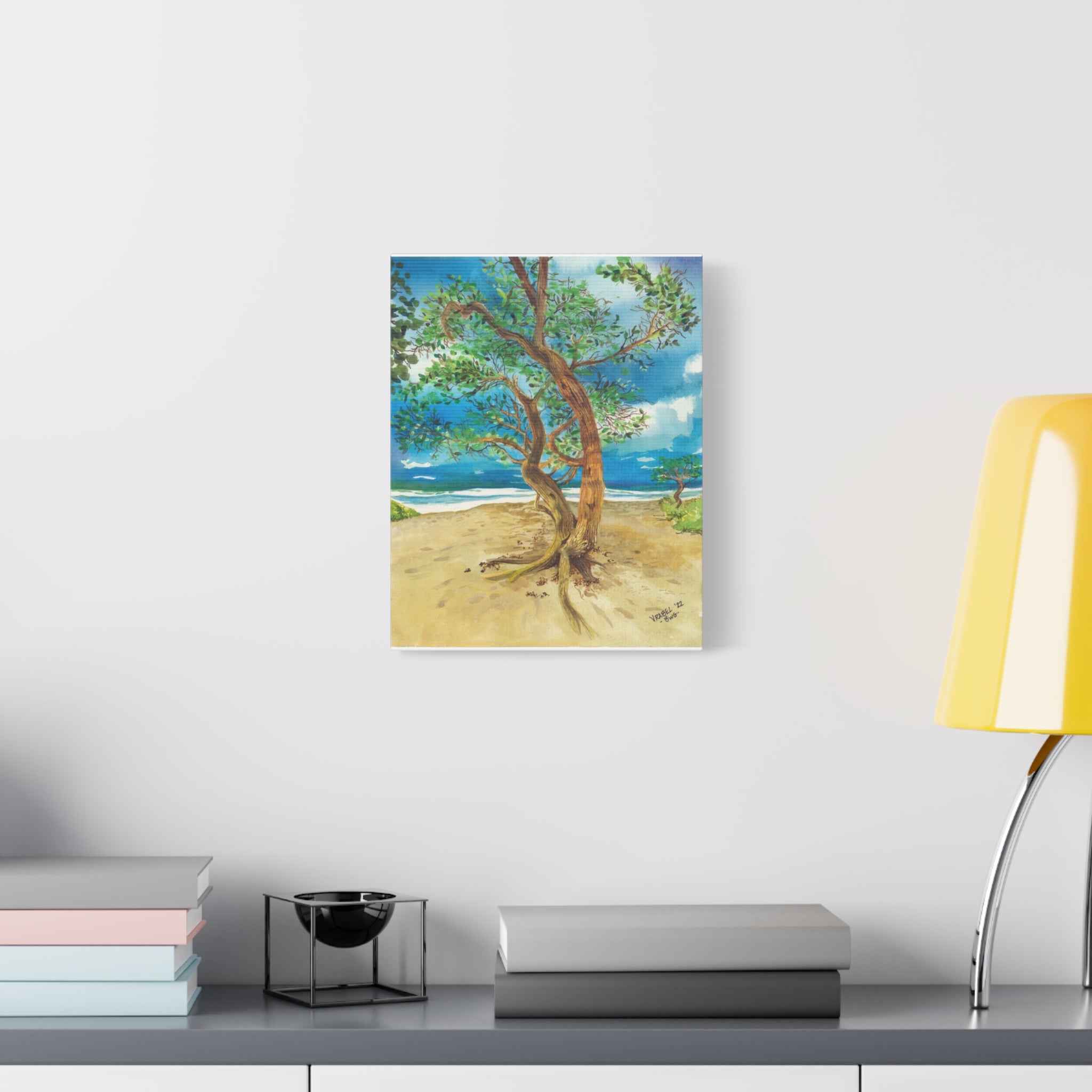 Beach Tree - Canvas Fine Art Print