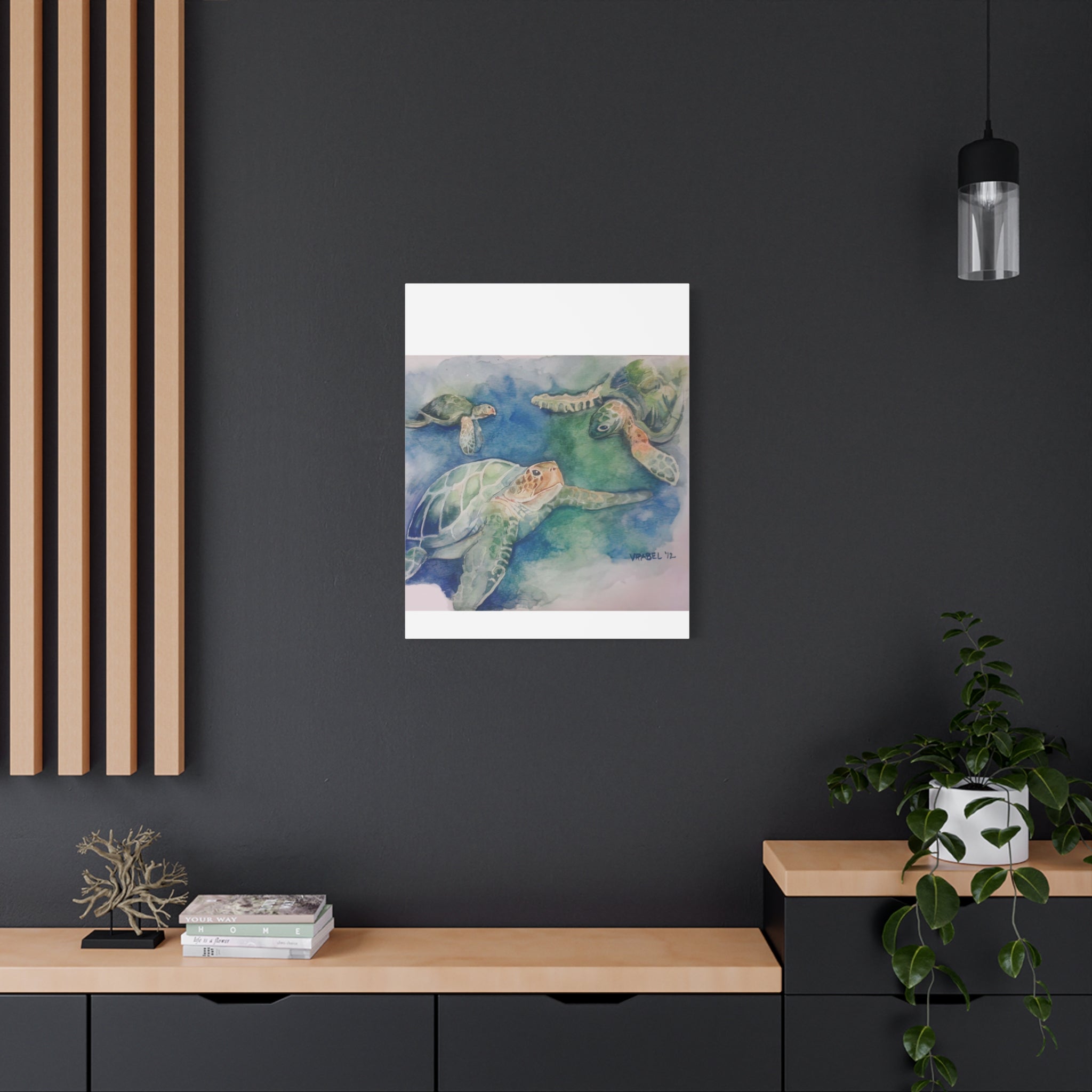 3 Honu - Canvas Fine Art Print