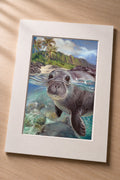 Aloha Friend - Matted Fine Art Print