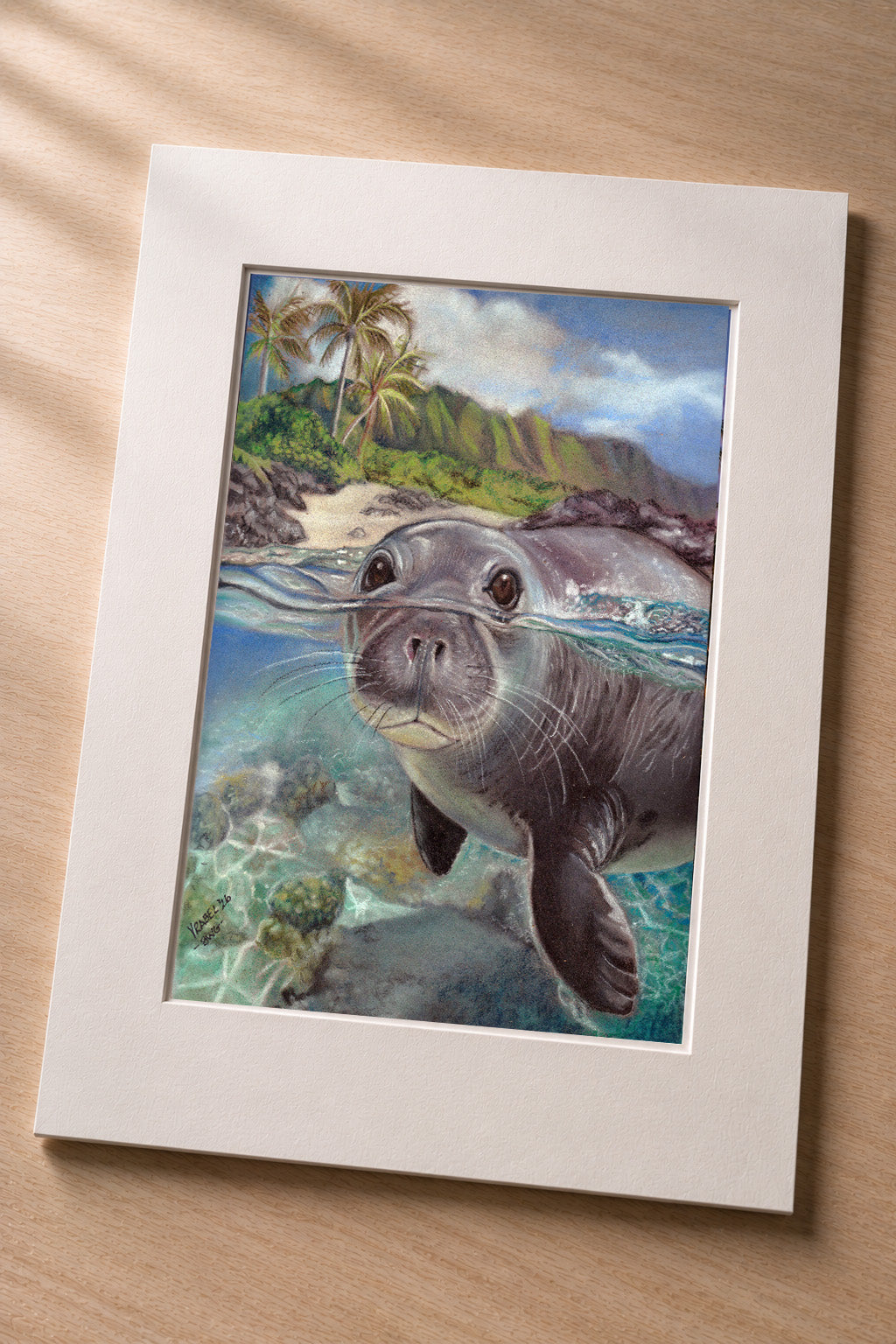 Aloha Friend - Matted Fine Art Print