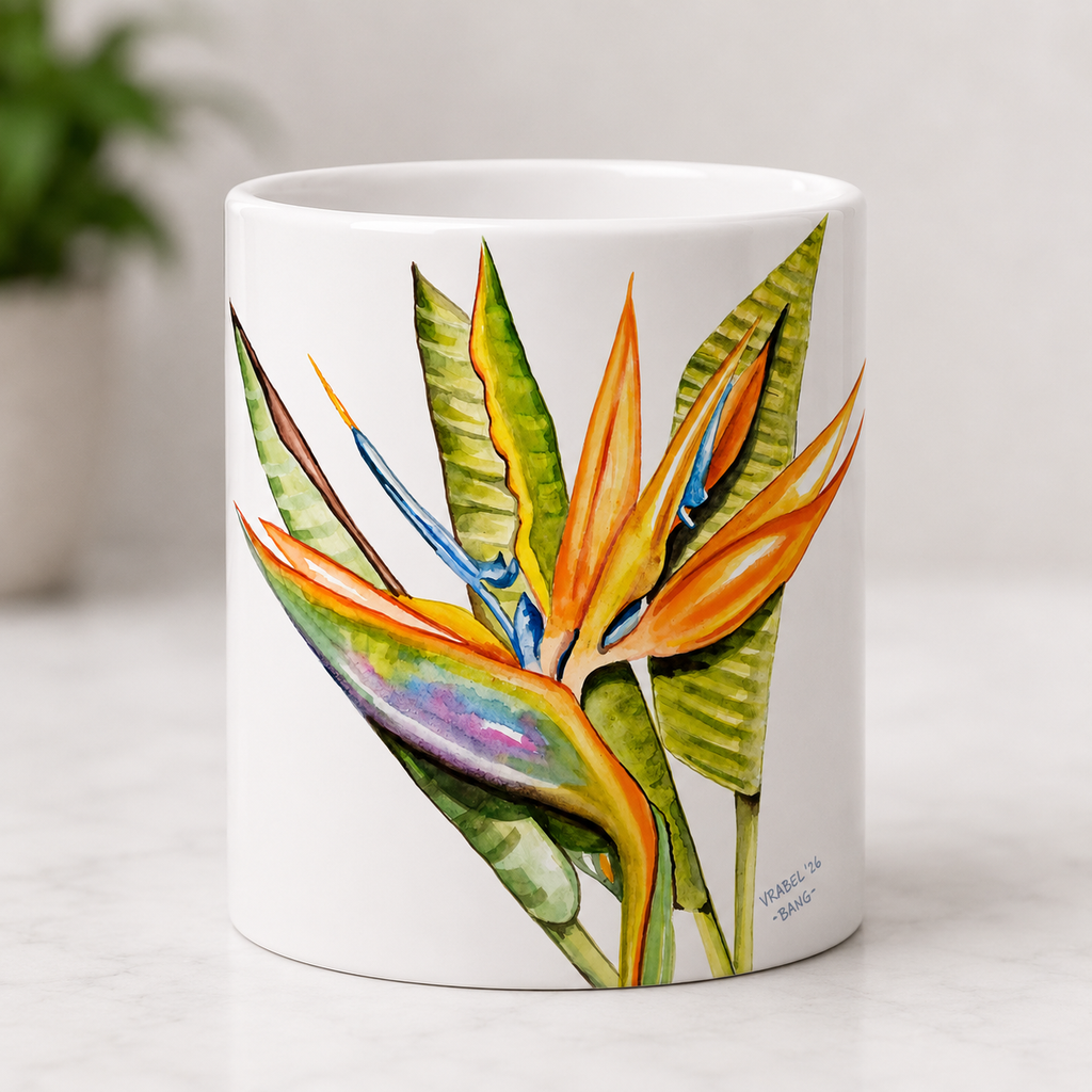Bird of Paradise (High Contrast) Mug