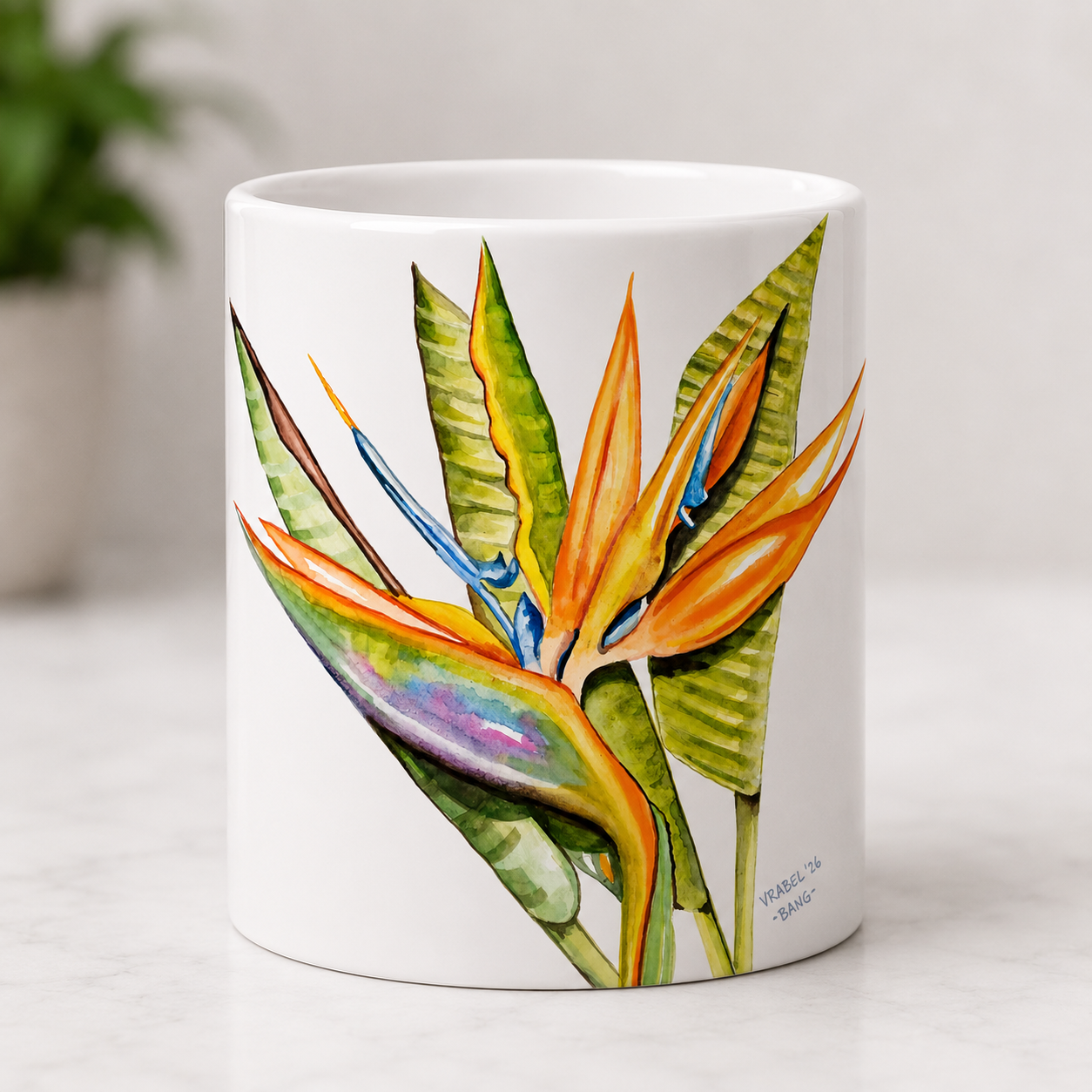 Bird of Paradise (High Contrast) Mug