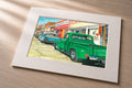 Standing On A Corner in Bisbee, Arizona – Matted Fine Art Photo Print