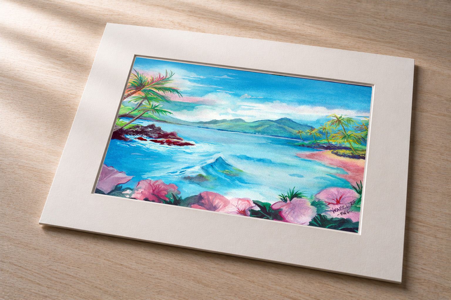 Blue Horizon – Matted Fine Art Photo Print