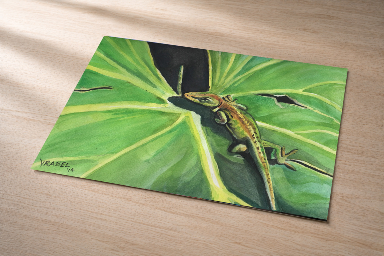 Green Gecko – Fine Art Photo Print